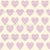 Violet Hearts on Ivory {Pastel Shapes} Image