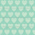 Ivory Hearts on Green {Pastel Shapes} Image