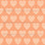 Ivory Hearts on Orange {Pastel Shapes} Image