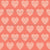 Ivory Hearts on Red {Pastel Shapes} Image