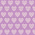 Ivory Hearts on Violet {Pastel Shapes} Image