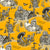 Christmas time is here again_toile de jouy yellow and grey Image