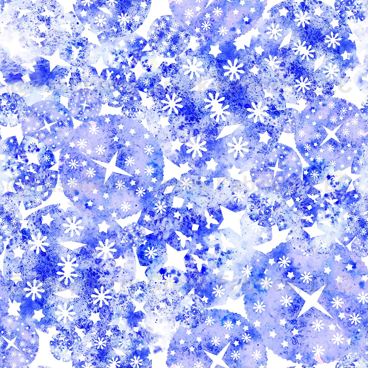 Ice Crystal Snowflake Cut-Outs - Dark Magical Blue - 8 inch
