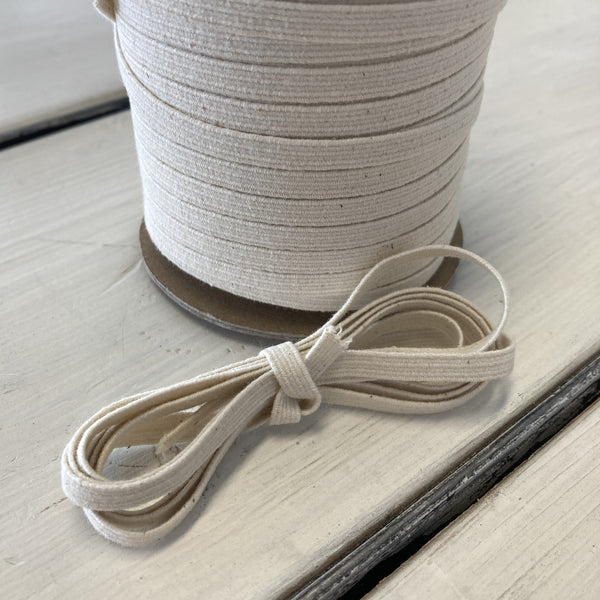1/4 Inch Cotton Swimwear Elastic, 5 Yard Bundle exclusive at Raspberry