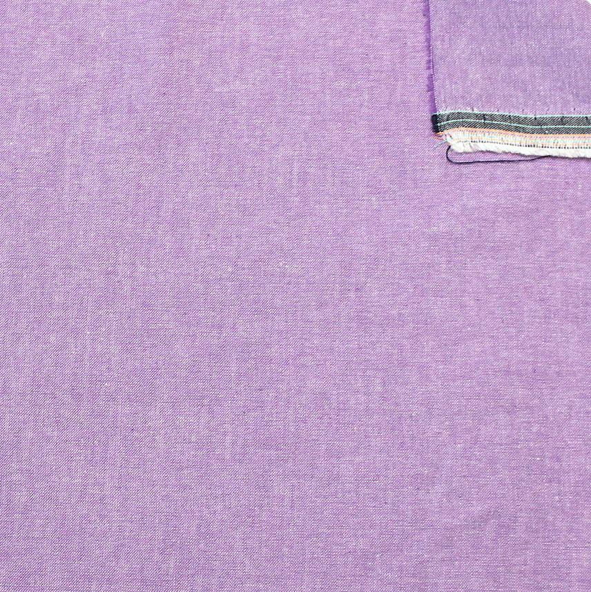 Lilac Purple Light to Medium Weight Chambray Fabric, Raspberry Creek Fabrics, watermarked, restored
