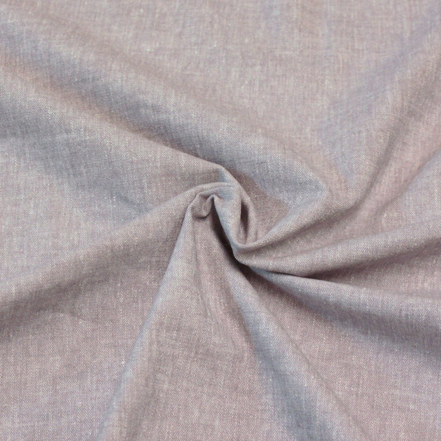 Heathered Light Dusty Purple Medium Weight Stretch Linen Fabric, Raspberry Creek Fabrics, watermarked, restored