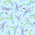 Dragonflies on Soft Blue Friendly Frog Coordinate Image