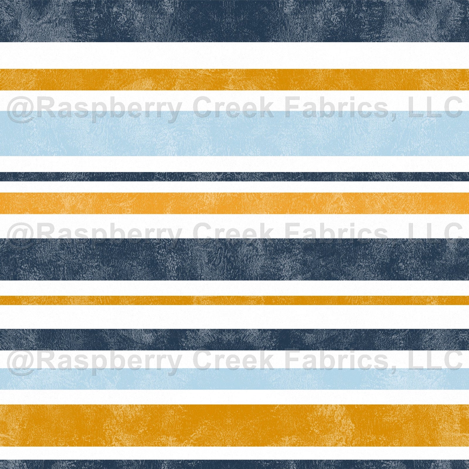 Cozy Scandinavian Winter Textured Stripes in Blue and Gold