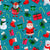 Holly Jolly Christmas on Turquoise Image
