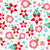 Winter Holiday Fun Flowers on White Merry Everything and Happy Always Collection Image