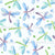 Dragonflies on White Friendly Frog Coordinate Image