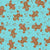 Oh Snap! Funny Gingerbread Cookies on Blue Image