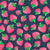 Summer Strawberries on Navy Image