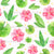 Lily Pads and Pink Flowers Friendly Frog Collection Image