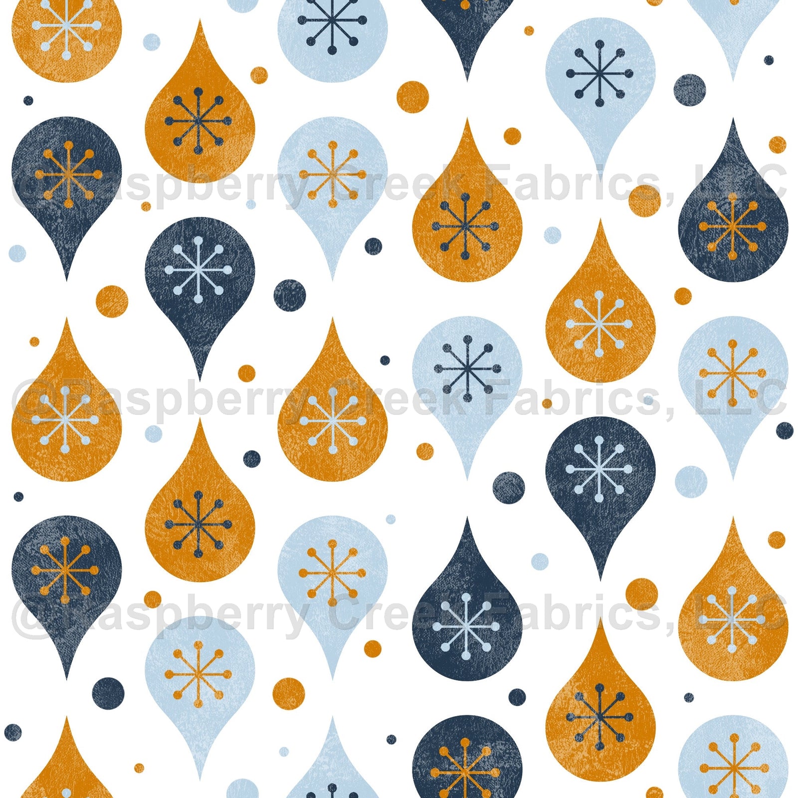 Scandinavian Winter Bauble Ornaments and Snowflakes