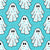 Friendly White Ghosts Blue Image