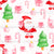 Christmas Santa Candy Canes Holiday Gifts and Trees Image