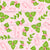 Christmas Holly Pink Berries and Candy Canes on Pink Image