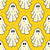 Friendly White Ghosts Yellow Image