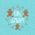Oh Snap! Funny Gingerbread Cookies Panel Blue Image