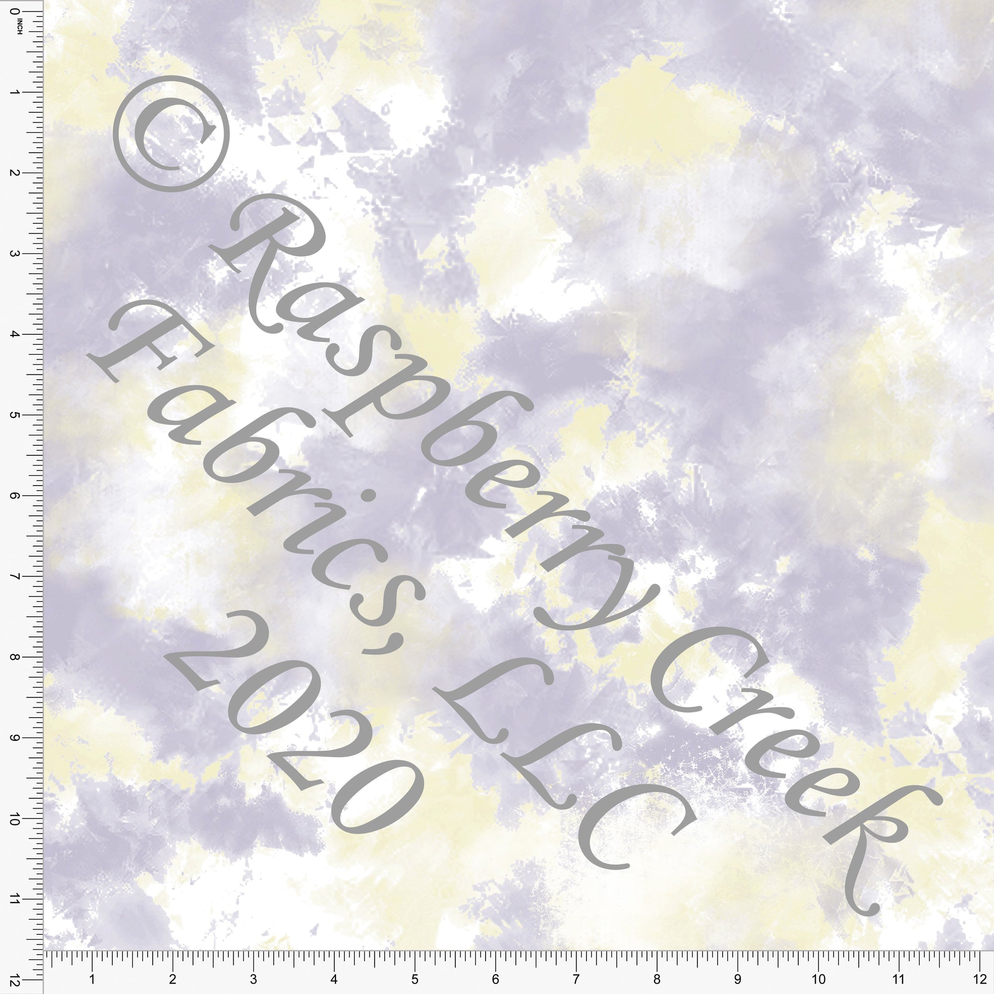 Pale Lilac and Yellow Tie Dye Heathered FLEECE Sweatshirt Knit Fabric, CLUB Fabrics Fabric, Raspberry Creek Fabrics