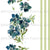 Make Way For Joy-Blue Watercolor Floral and Green Stripes-white Image
