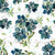 Make Way For Joy - Blue Watercolor Floral Image