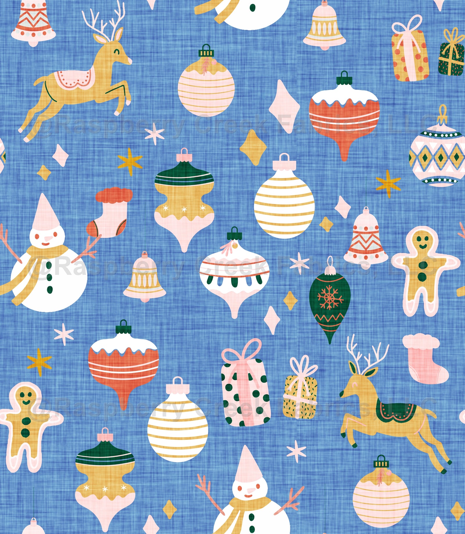 Max Christmas Ornaments Blue
