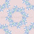 Holiday Wreaths on Blus (Minty Wonderland) Image