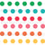 Multi Color Polka Dot {Bright Geometric Flowers} Image