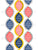 White Coral Navy Gold Silver DNA Vertical Repeat Print, Nautical Science by Patternmint Image