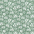 Sage and White Simple Ditsy Floral Print, On The Lawn Image