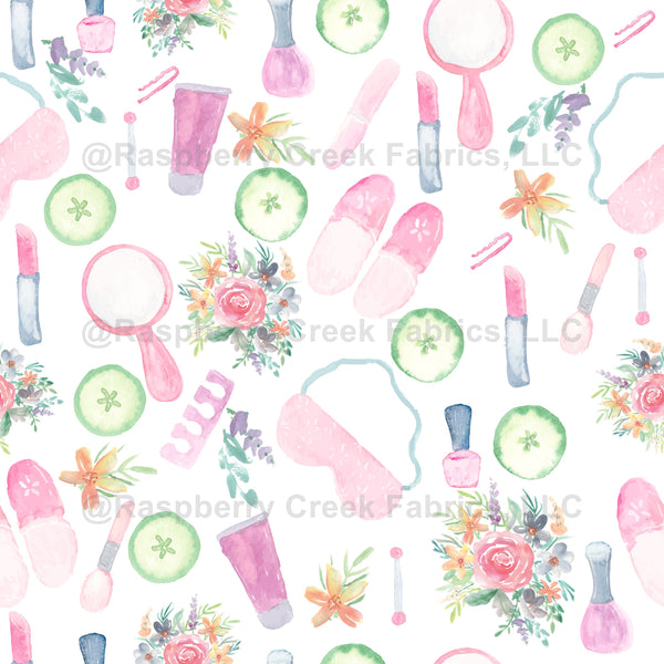 Pamper Party | Watercolor Spa - Raspberry Creek Fabrics
