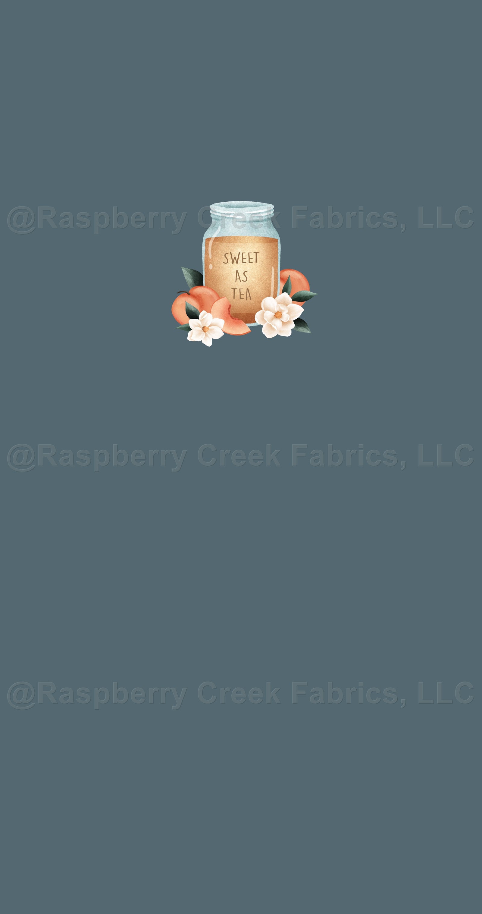 Down South Panel- Sweet As Tea Fabric, Raspberry Creek Fabrics, watermarked
