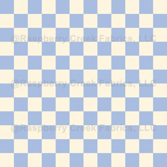 Navy & White Checkered Cotton Fabric Squares by Loops & Threads™