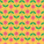 Pink Flower Stripes on Yellow {Bright Geometric Flowers} Image