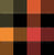 Fall colors on black plaid pattern - Autumn colors Image