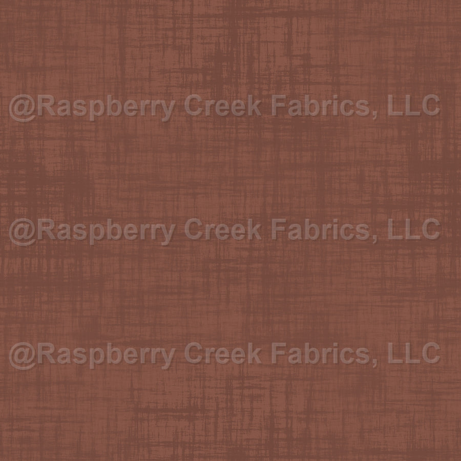 Ponies & Peonies- Textured Solid Rust