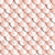 Mermaid Satin Fish Scales Fabric in Seashell Pink Peach Image