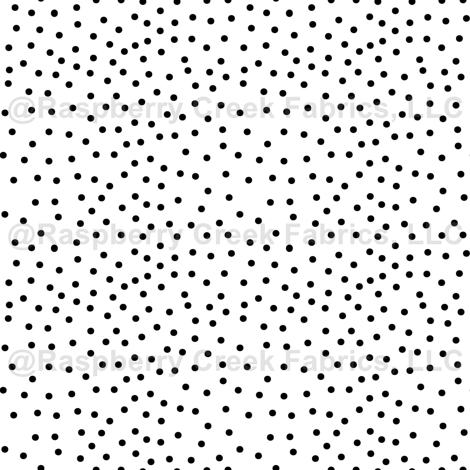 Black and White Random Polka Dot, Happy Halloween by Kimberly Henrie Fabric, Raspberry Creek Fabrics, watermarked