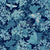 Hydrangea in the garden_blue monochrome Image