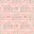 Pattern Fabric rosé (Your Pink) with a modern pattern. Image