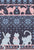 Fair Isle Knitting Cats Love // dark violet background white and violet kitties and details Image