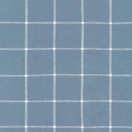 Kaufman Essex Yarn Dyed Linen Blend Denim-Blue