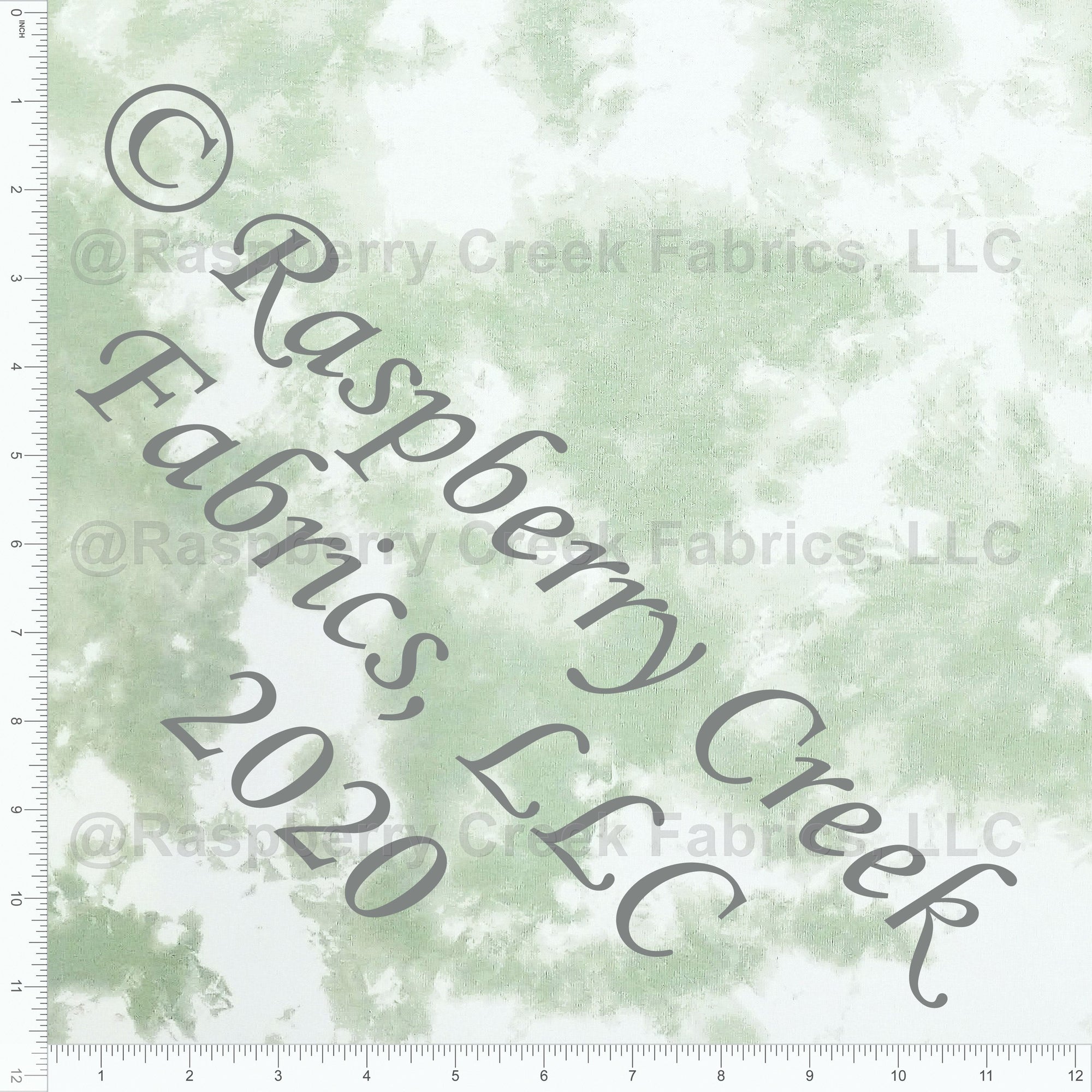 Sage Green and White Tie Dye Heathered FLEECE Sweatshirt Knit Fabric, CLUB Fabrics Fabric, Raspberry Creek Fabrics, watermarked