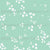Mint and White Ditsy Splotches Print, Seeing Spots (Spring Colorway) by Patternmint Image