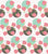 Pink Mint Brown Lime and White Retro Round Print, Seeing Spots (Spring Colorway) by Patternmint Image