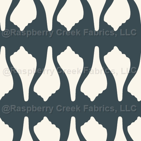 Shell Silhouette | Sand and Seashore - Raspberry Creek Fabrics