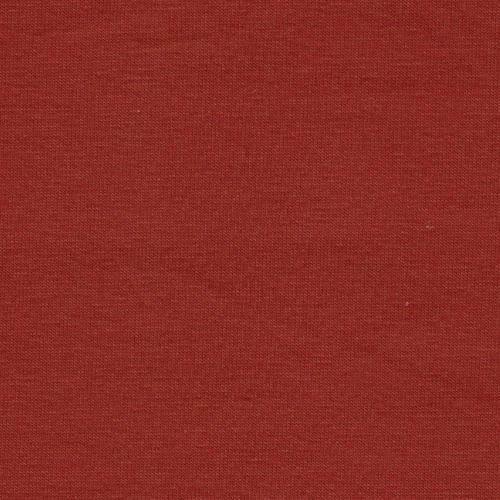 Solid Rust Way Stretch 10 oz Cotton Lycra Jersey Knit Fabric