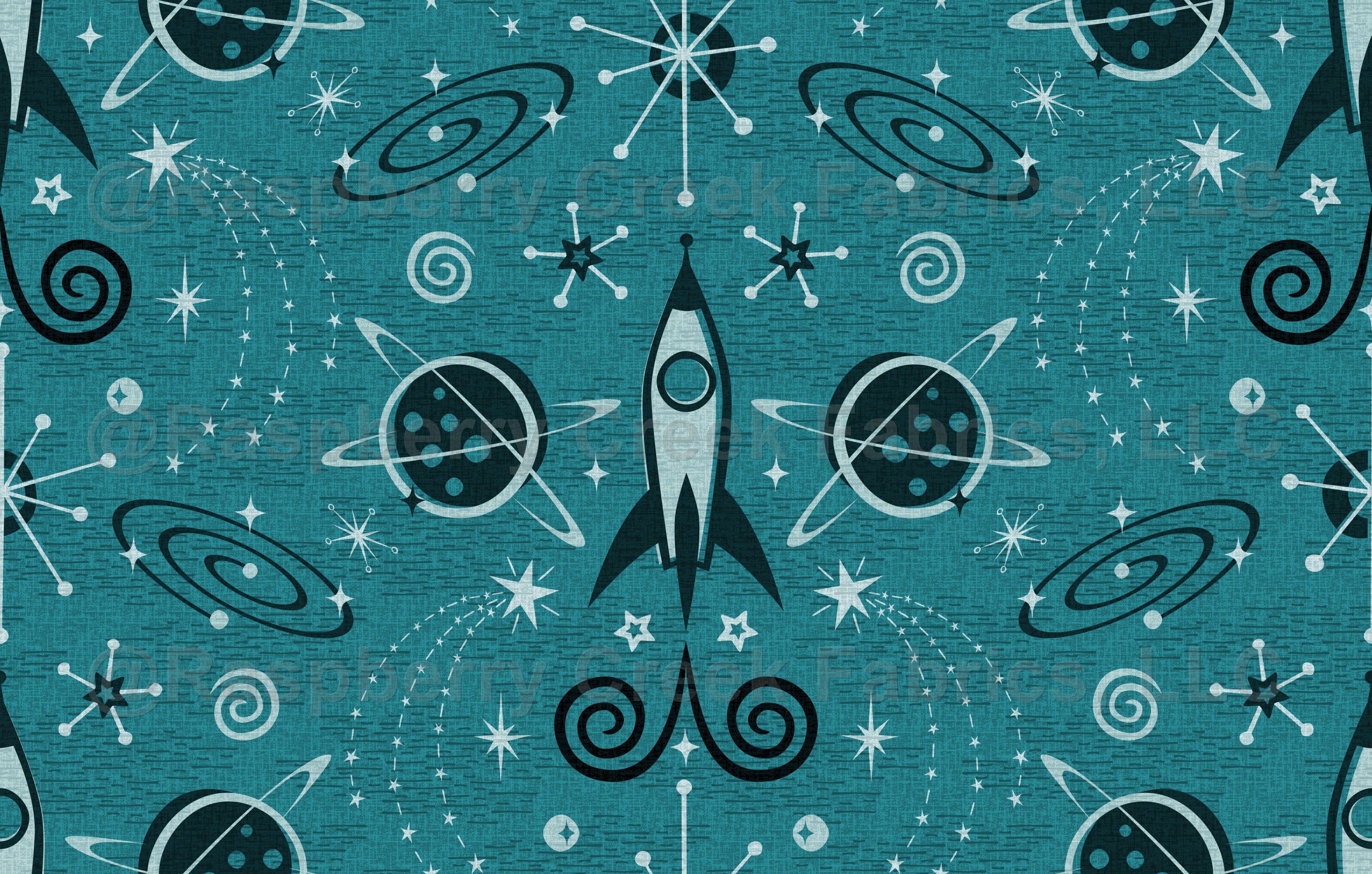 retro space age wallpaper